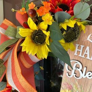 Fall Sunflower Grapevine Wreath